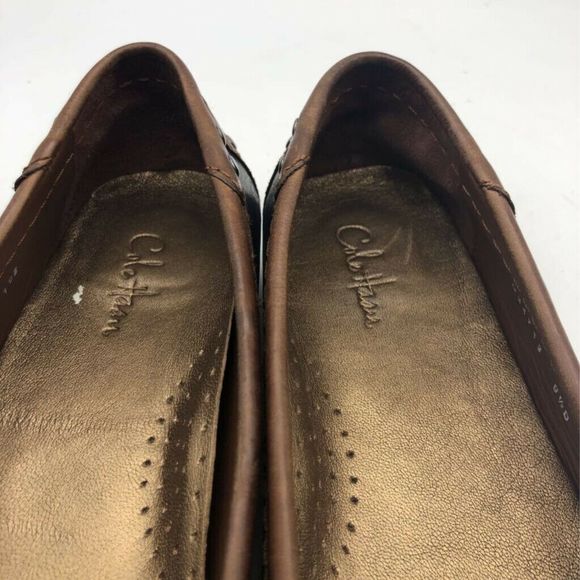 Cole Haan Womens Loafers Black/Brown Moc Toe - Picture 6 of 8